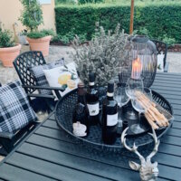 Chalet Mirandum Piemont Terrasse