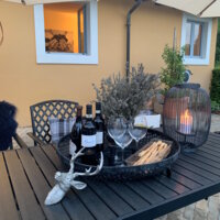 Chalet Mirandum Piemont Terrasse